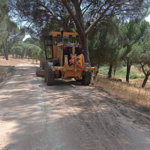 Arreglo de caminos dañados por la dana, en Camino de Villascusa